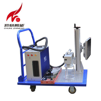 China De kleine Laser die van de Grootte20w Vezel Machine het Handbediende Snelle Snelheid Merken merken leverancier