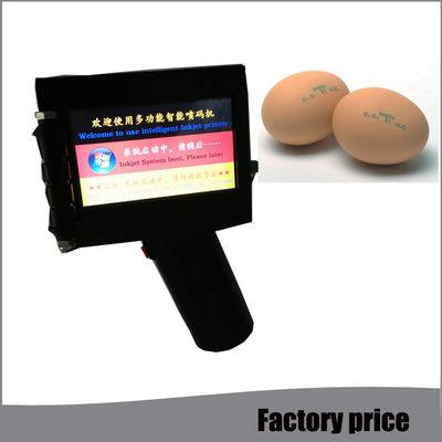 China Hand - de gehouden Draagbare Industriële Inkjet-Codes van de Printerdatum voor Ei in Zwarte leverancier
